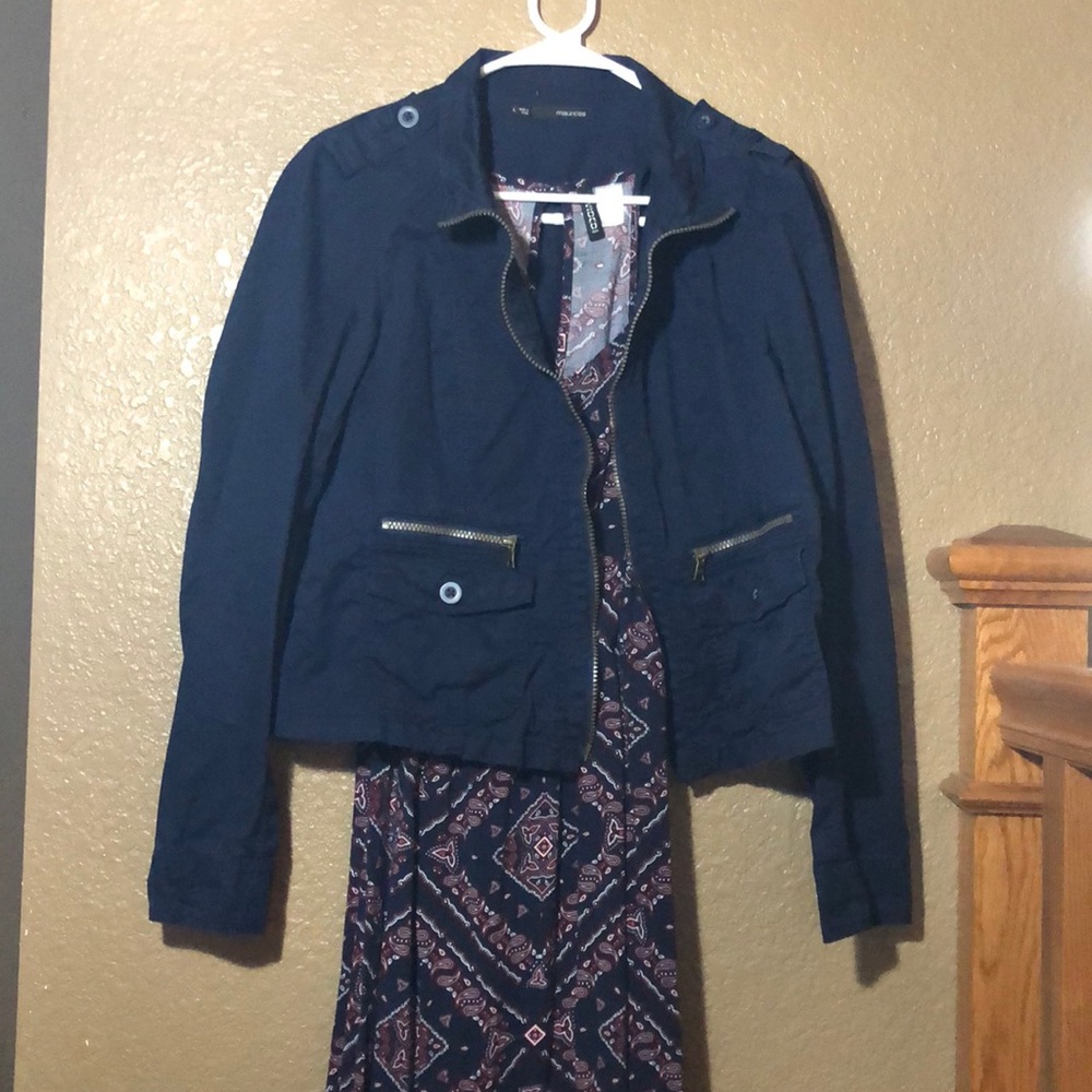 Dress (H&M) and Jacket (Maurices)